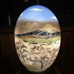 Đèn dáng trứng Núi Phú Sĩ